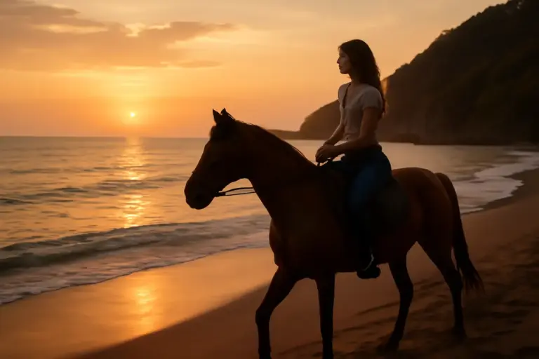 Passeggiata a cavallo sulla spiaggia: i litorali segreti dove vivere la magia al tramonto