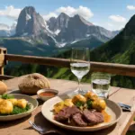 Esperienze gourmet in montagna: dove assaggiare piatti tipici con vista mozzafiato