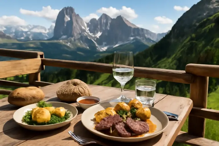 Esperienze gourmet in montagna: dove assaggiare piatti tipici con vista mozzafiato